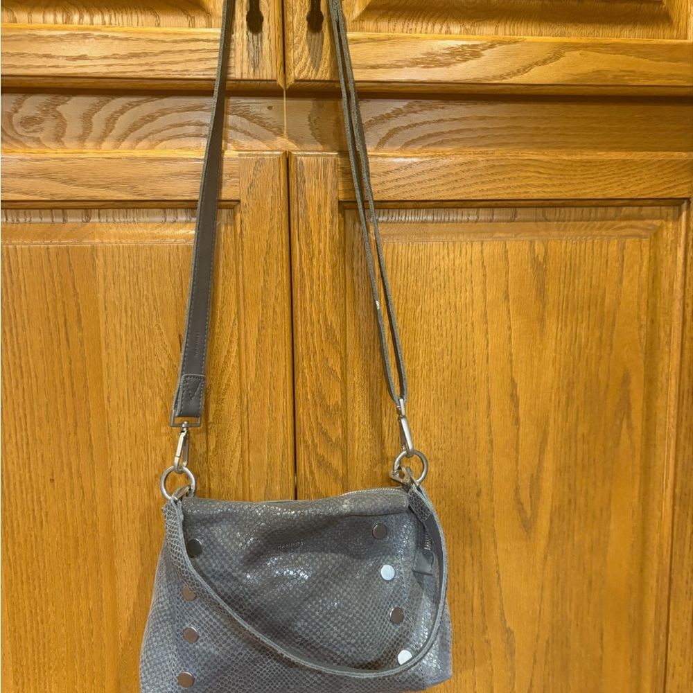 Hammitt Gray Crossbody Bag with Silver Accents - Picture 6 of 6